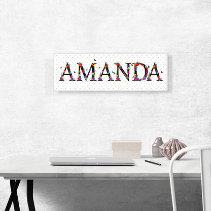 AMANDA Girls Name Room Decor