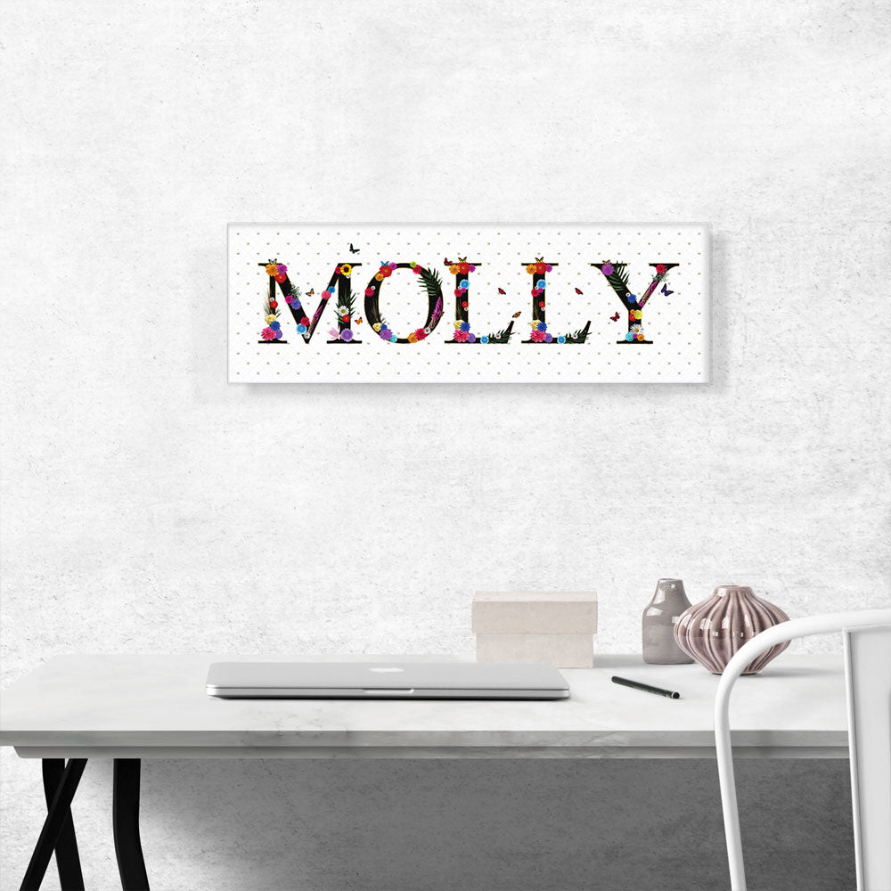 MOLLY Girls Name Room Decor