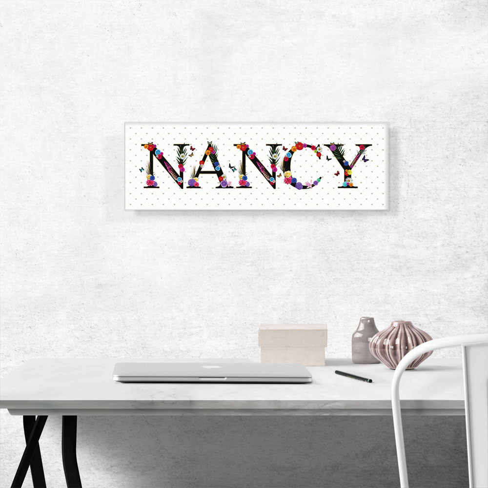 NANCY Girls Name Room Decor