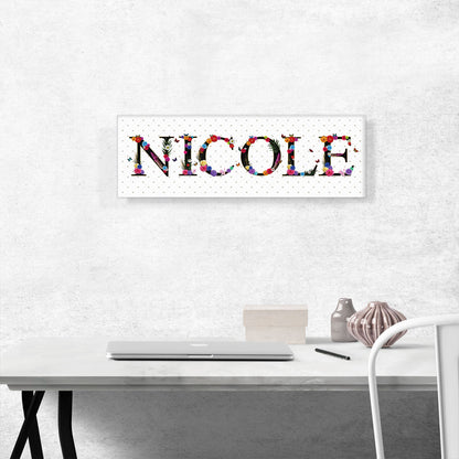 NICOLE Girls Name Room Decor