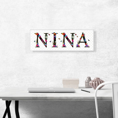 NINA Girls Name Room Decor
