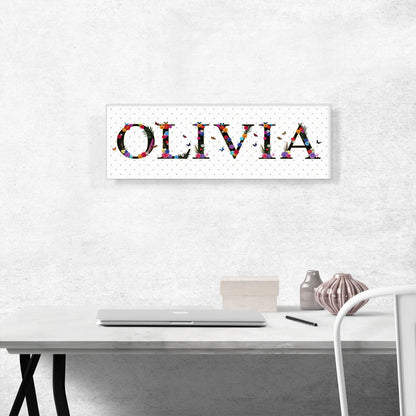 OLIVIA Girls Name Room Decor