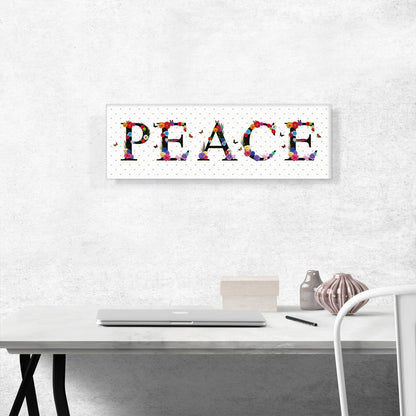 PEACE Girls Name Room Decor