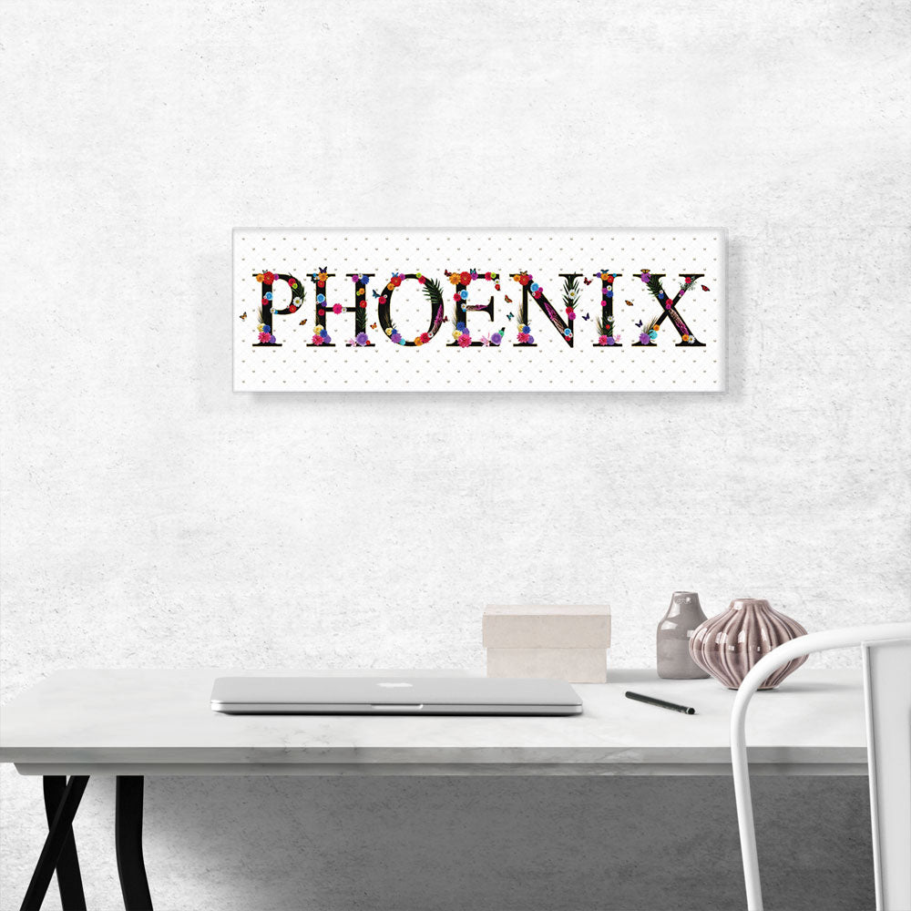 PHOENIX Girls Name Room Decor