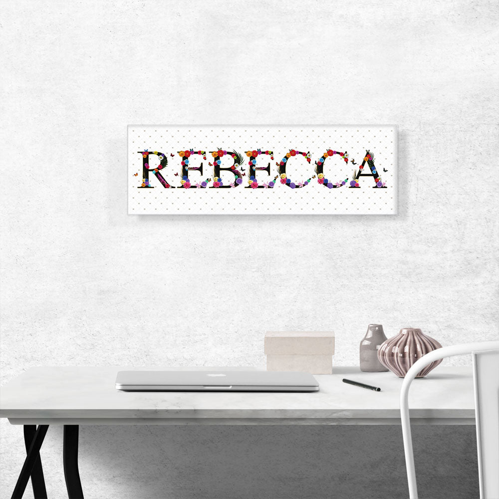 REBECCA Girls Name Room Decor
