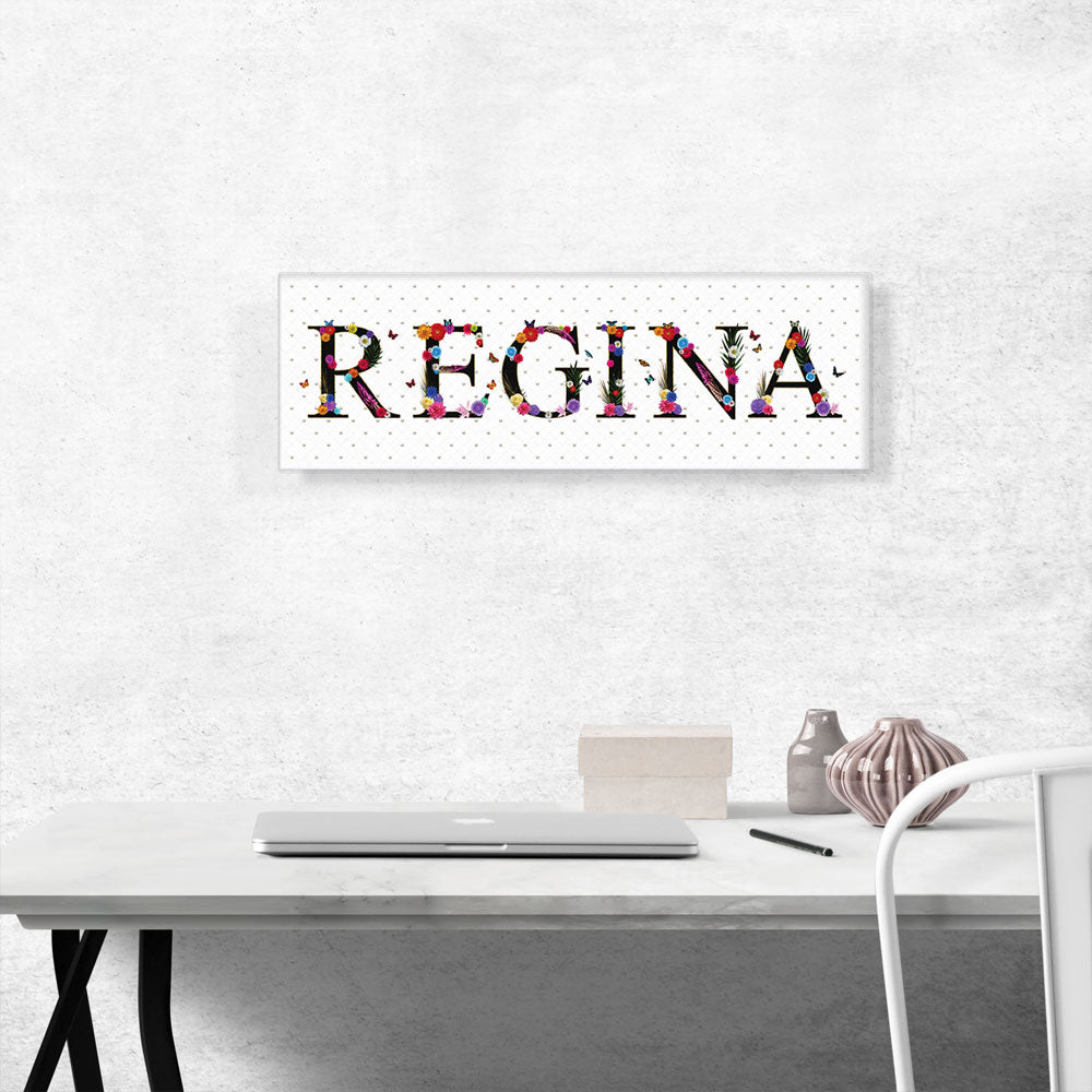 REGINA Girls Name Room Decor