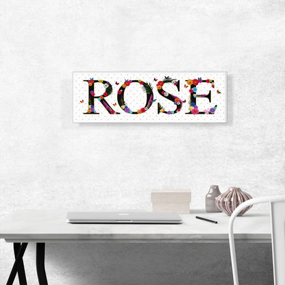 ROSE Girls Name Room Decor