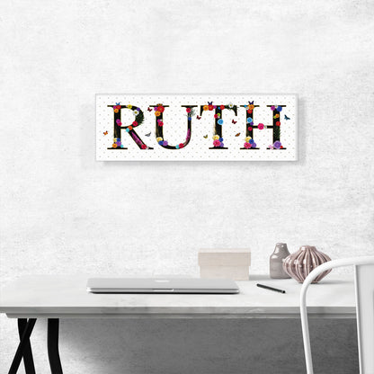 RUTH Girls Name Room Decor