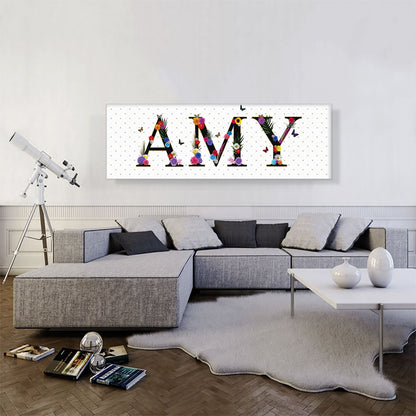 AMY Girls Name Room Decor