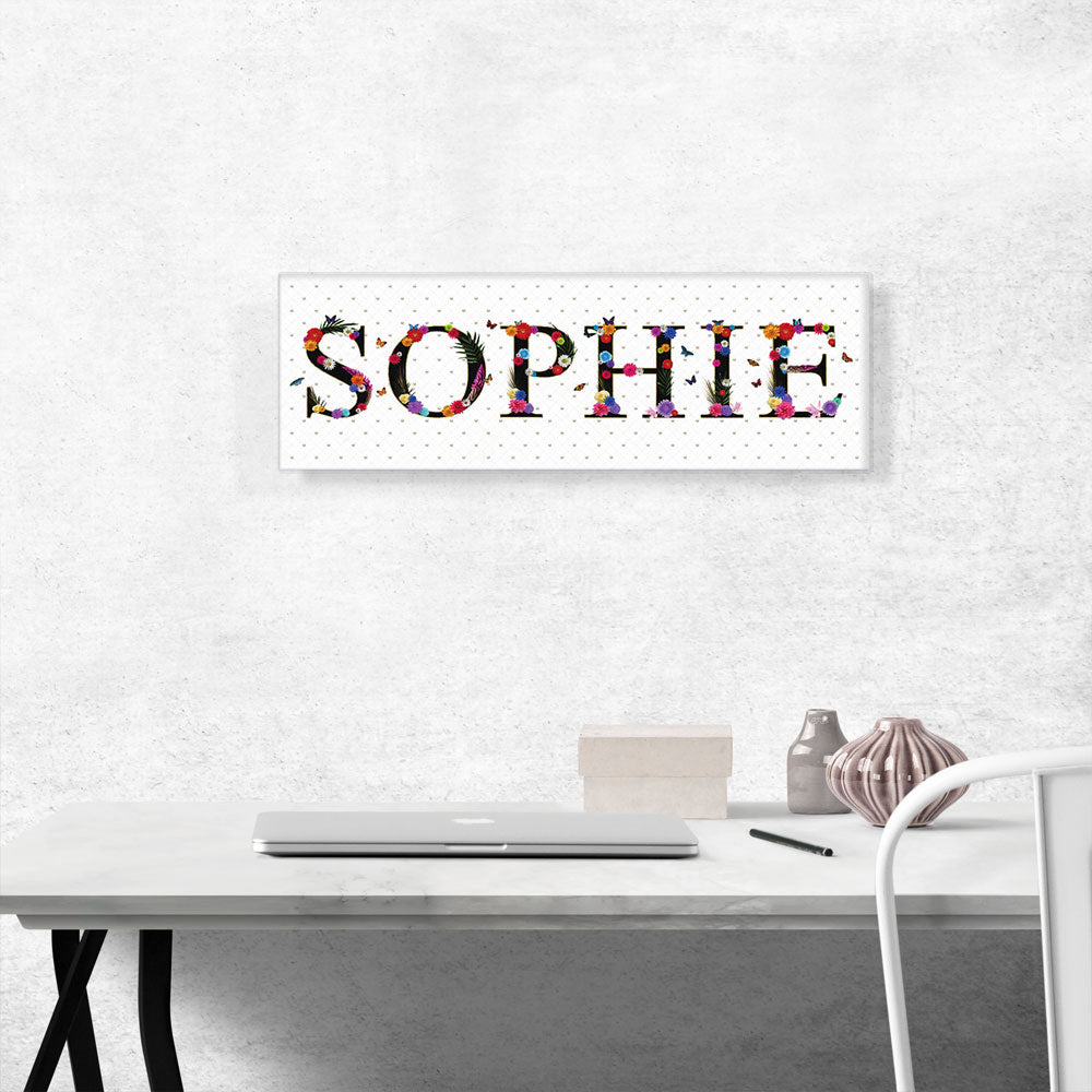 SOPHIE Girls Name Room Decor