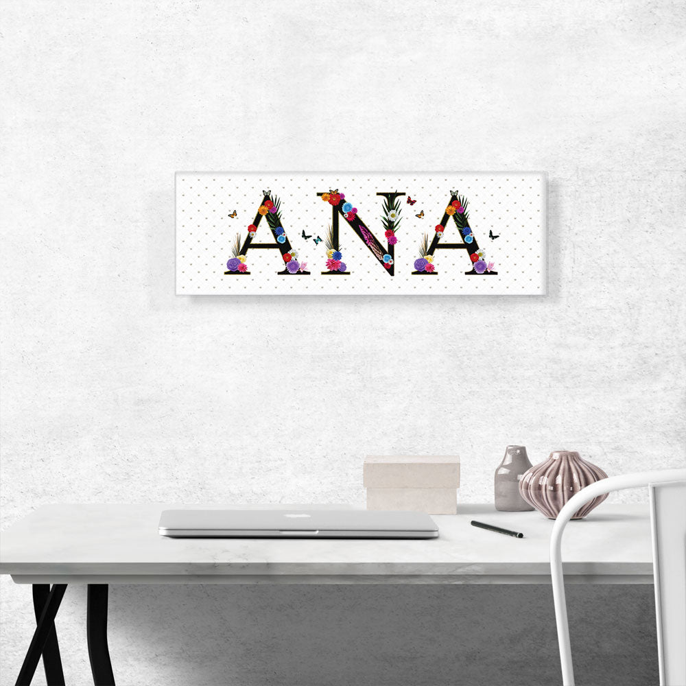 ANA Girls Name Room Decor