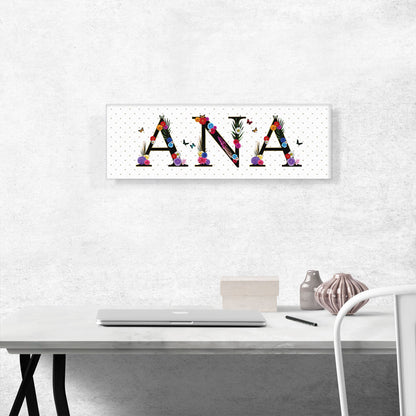 ANA Girls Name Room Decor
