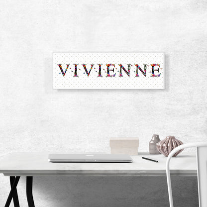 VIVIENNE Girls Name Room Decor