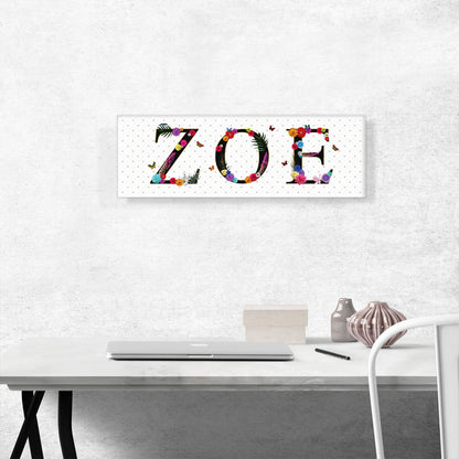 ZOE Girls Name Room Decor