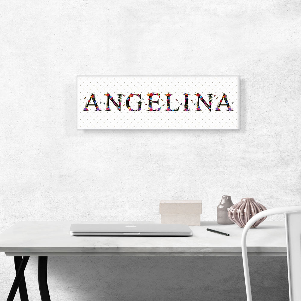 ANGELINA Girls Name Room Decor