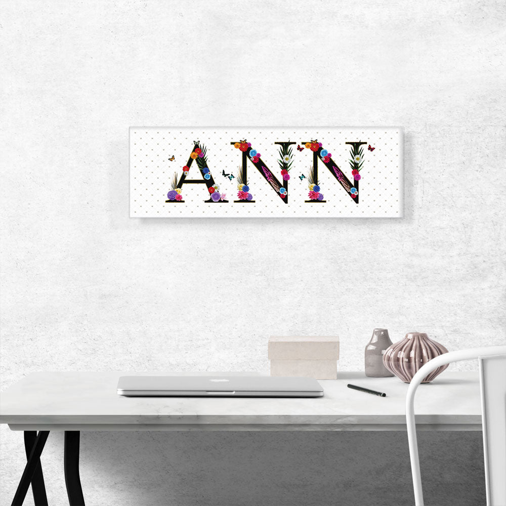ANN Girls Name Room Decor