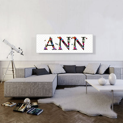 ANN Girls Name Room Decor