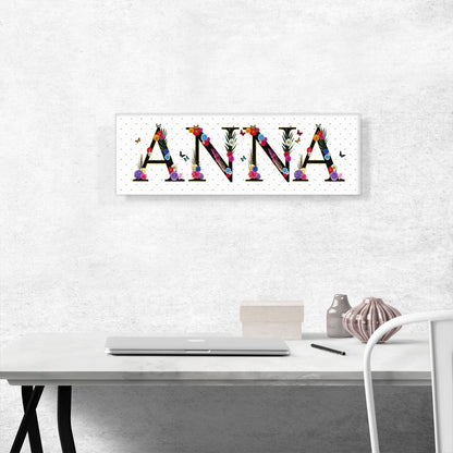 ANNA Girls Name Room Decor