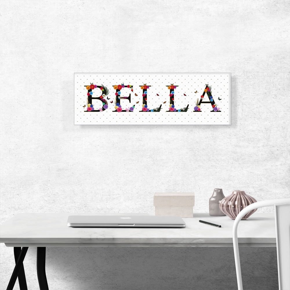 BELLA Girls Name Room Decor