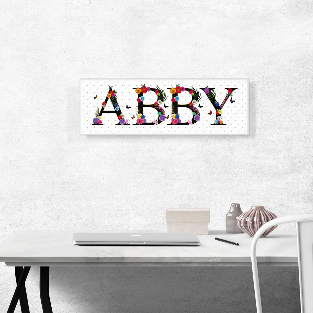 ABBY Girls Name Room Decor