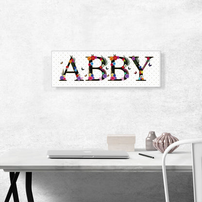 ABBY Girls Name Room Decor