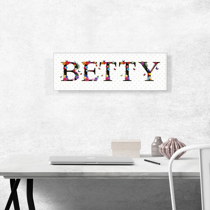 BETTY Girls Name Room Decor