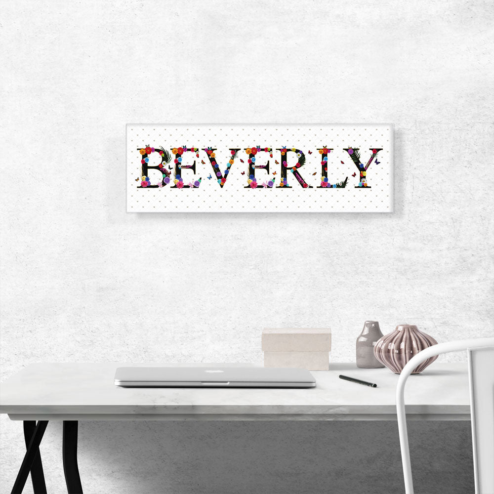 BEVERLY Girls Name Room Decor