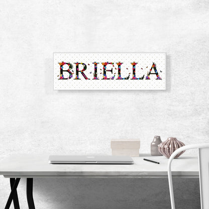 BRIELLA Girls Name Room Decor