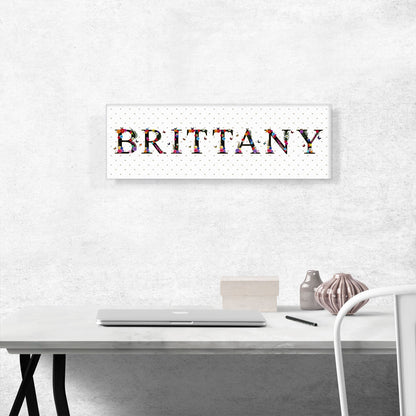 BRITTANY Girls Name Room Decor