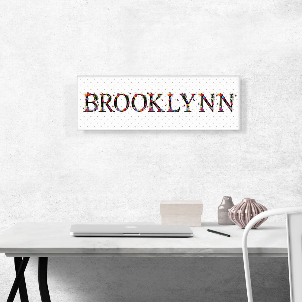 BROOKLYNN Girls Name Room Decor