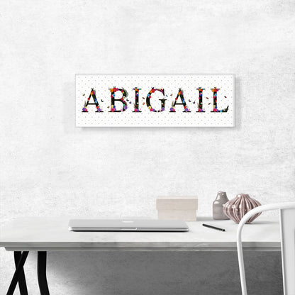 ABIGAIL Girls Name Room Decor