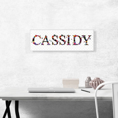 CASSIDY Girls Name Room Decor
