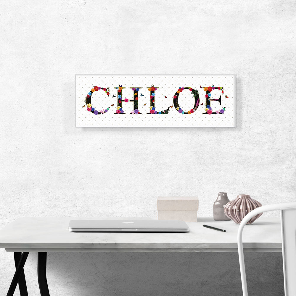 CHLOE Girls Name Room Decor