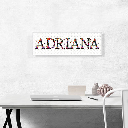 ADRIANA Girls Name Room Decor