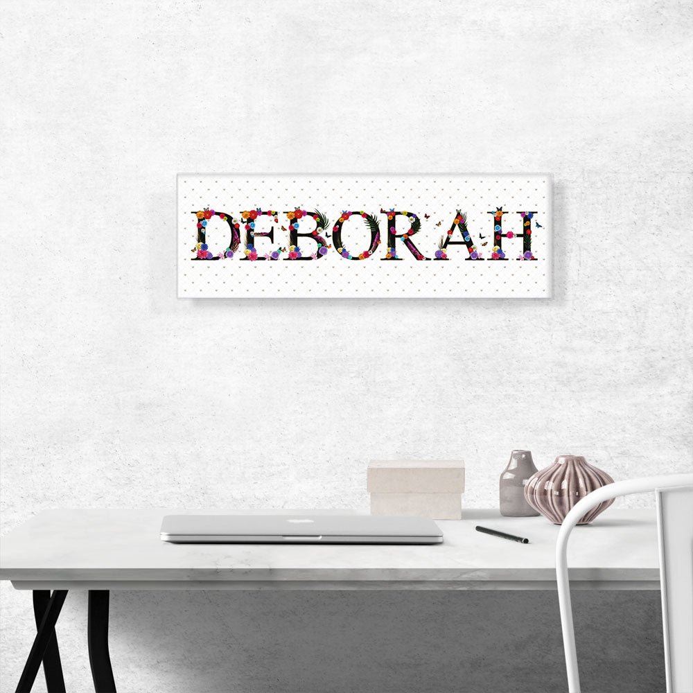 DEBORAH Girls Name Room Decor