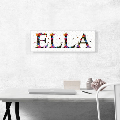 ELLA Girls Name Room Decor