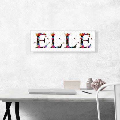 ELLE Girls Name Room Decor