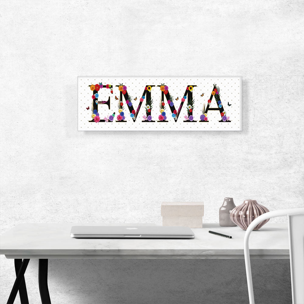 EMMA Girls Name Room Decor