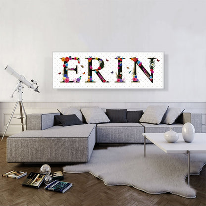 ERIN Girls Name Room Decor