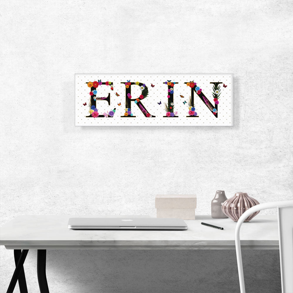 ERIN Girls Name Room Decor
