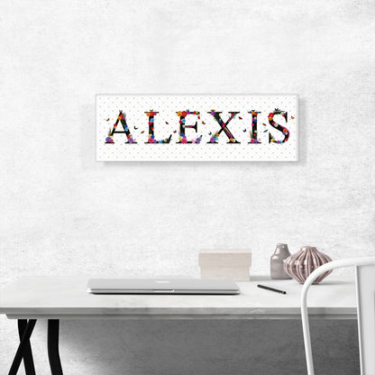 ALEXIS Girls Name Room Decor