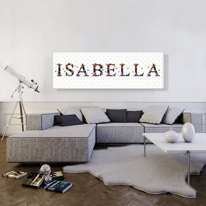 ISABELLA Girls Name Room Decor