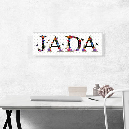 JADA Girls Name Room Decor