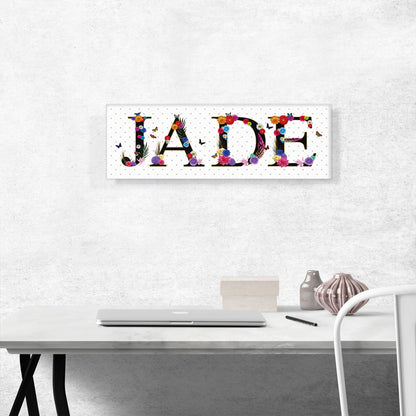 JADE Girls Name Room Decor
