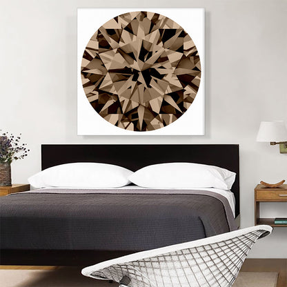 Champagne Brown Round Brilliant Cut Diamond Jewel