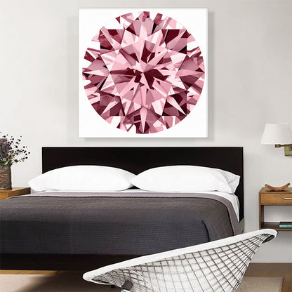Hot Pink Round Brilliant Cut Diamond Jewel