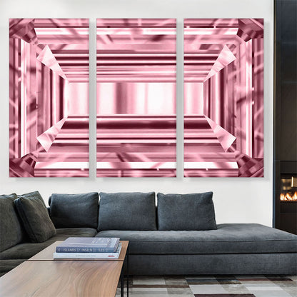 Pink Emerald Cut Diamond Jewel