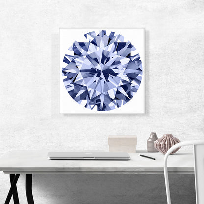 Purple Violet Round Brilliant Cut Diamond Jewel