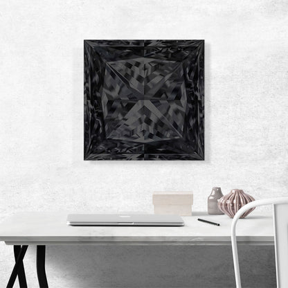 Black Princess Cut Diamond Jewel