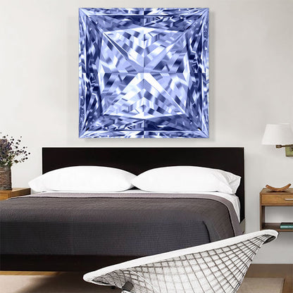Violet Princess Cut Diamond Jewel